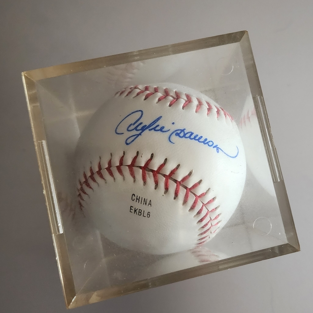 Andre Dawson signed ball